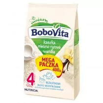 Bobovita Kaszka mleczno-ryżowa o smaku waniliowym 400g) - Kaszki dla dzieci - miniaturka - grafika 1