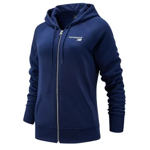 Bluza New Balance WJ03806PGM - granatowa - Bluzy sportowe damskie - miniaturka - grafika 1