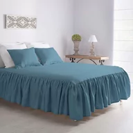 Narzuty - Narzuta na łóżko 160x200 frilly grey-blue - miniaturka - grafika 1
