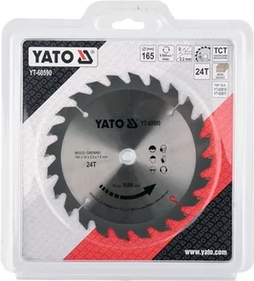 YATO TARCZA WIDIOWA DO DREWNA 165X24TX16MMDLA YT-82810;YT-82811 YT-60590 - Tarcze do pił - miniaturka - grafika 1