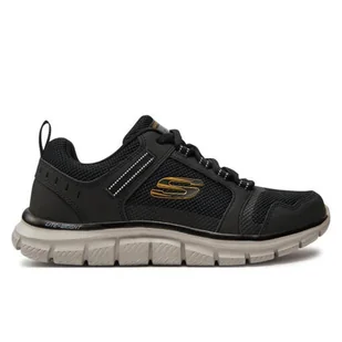 Buty na co dzień na trening męskie SKECHERS TRACK KNOCKHILL skóra - Buty trekkingowe męskie - miniaturka - grafika 1