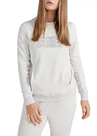 Bluzy damskie - O'Neill O'Neill Damska bluza Triple Stack Crew beżowy White Melee S N06466 - miniaturka - grafika 1