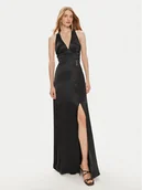 Sukienki - Fracomina Sukienka wieczorowa FQ24SD3024W45101 Czarny Slim Fit - miniaturka - grafika 1