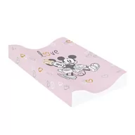 Przewijaki - Ceba Baby mata do przewijania miękka COSY 50x70 Disney Minnie & Mickey Pink - miniaturka - grafika 1