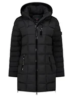 Kurtki damskie - Geographical Norway Płaszcz pikowany "Bastia" w kolorze czarnym - miniaturka - grafika 1