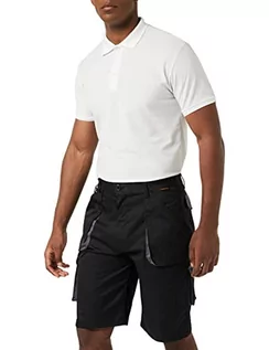 Spodenki męskie - Portwest portwest Workwear portwest texo Contrast Shorts  tx14  EU/UK -  M czarny TX14BKRM - grafika 1