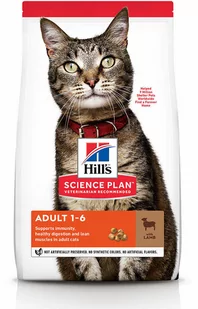 Hills Science Plan Adult, jagnięcina i ryż - 10 kg Dostawa GRATIS! - Sucha karma dla kotów - miniaturka - grafika 1
