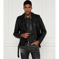 Kurtki męskie - HUGO Skórzana kurtka Lowis | Regular Fit - miniaturka - grafika 1