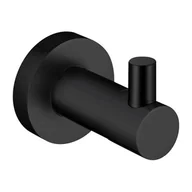 Wieszaki łazienkowe - Omnires Haczyk czarny mat Modern Project MP60110BL - miniaturka - grafika 1