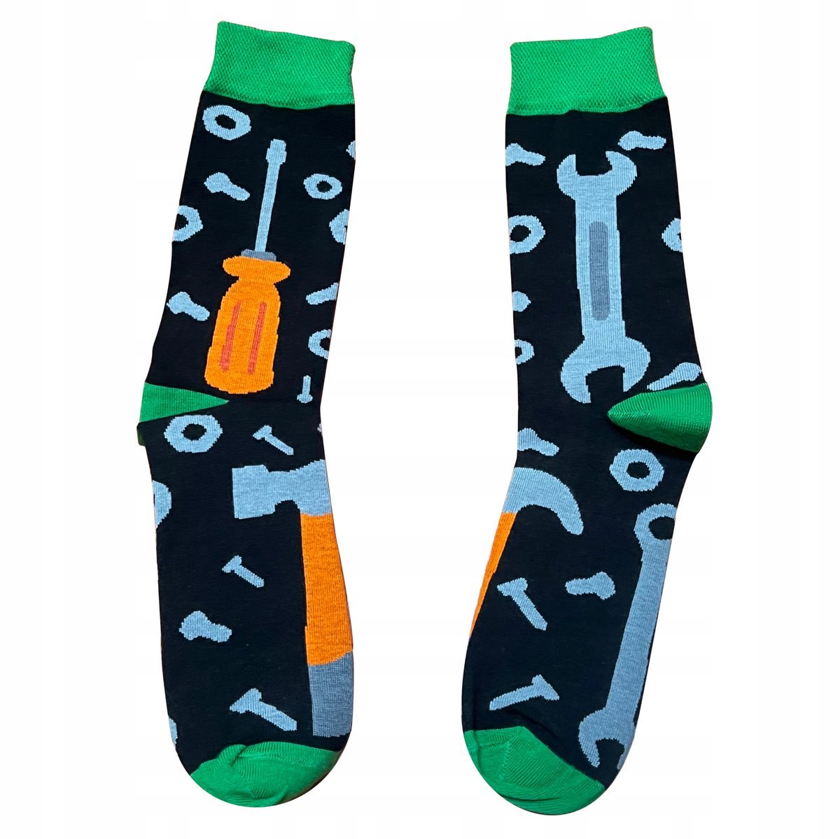 Kolorowe skarpety męskie 39-42 skarpetki dla majsterkowicza na Dzień Ojca