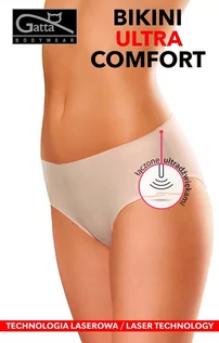 Majtki damskie - FIGI GATTA BIKINI ULTRA COMFORT (kolor czarny, rozmiar M) - grafika 1