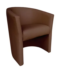 ATOS Fotel CLUB Eco skóra D3 jasny brąz - Fotele - miniaturka - grafika 1