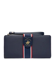 Beverly Hills Polo Club Portfel CEO-BHPC-W1-006-AW25 Granatowy - Portfele - miniaturka - grafika 1