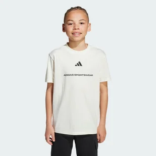 Koszulka adidas Boys Slogan Single Jersey Kids - Odzież sportowa dziecięca - miniaturka - grafika 1