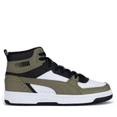 Buty dla chłopców - Sneakersy Puma REBOUND-JOY-JR 37468715 Khaki - miniaturka - grafika 1