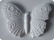 Akcesoria rzeźbiarskie - Forma do odlewów gipsu, motyl, 1 element - miniaturka - grafika 1