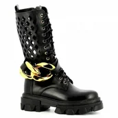 Kozaki damskie - Kozaki damskie ażurowe CARINII roz37 - Carinii - miniaturka - grafika 1