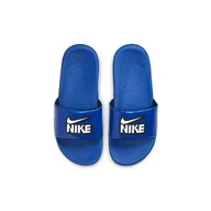Klapki i japonki damskie - Klapki dziecięce Nike Kawa Slide Fun DD3242-400 - miniaturka - grafika 1