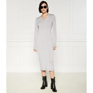 Calvin Klein Wełniana sukienka - Sukienki - miniaturka - grafika 1
