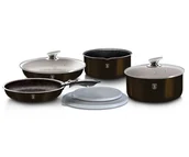Zestawy garnków i patelni - ZESTAW GARNKÓW 9 elem. BERLINGER HAUS BH-7041 ODPINANY UCHWYT - miniaturka - grafika 1