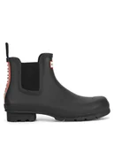Kalosze męskie - Hunter Kalosze MFS3354RMA Czarny - miniaturka - grafika 1
