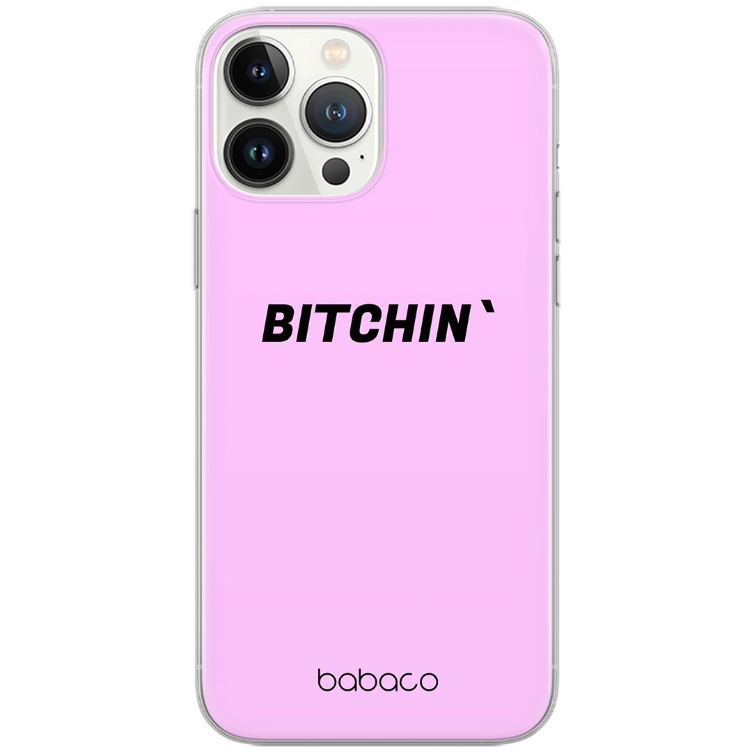 Etui do Apple IPHONE 12 Mini Girl 011 Babaco Nadruk pełny Różowy