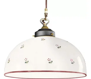 Kolarz 731.32.77 - Żyrandol na lince NONNA 1xE27/75W/230V śr. 36 cm czerwony - Lampy sufitowe - miniaturka - grafika 1