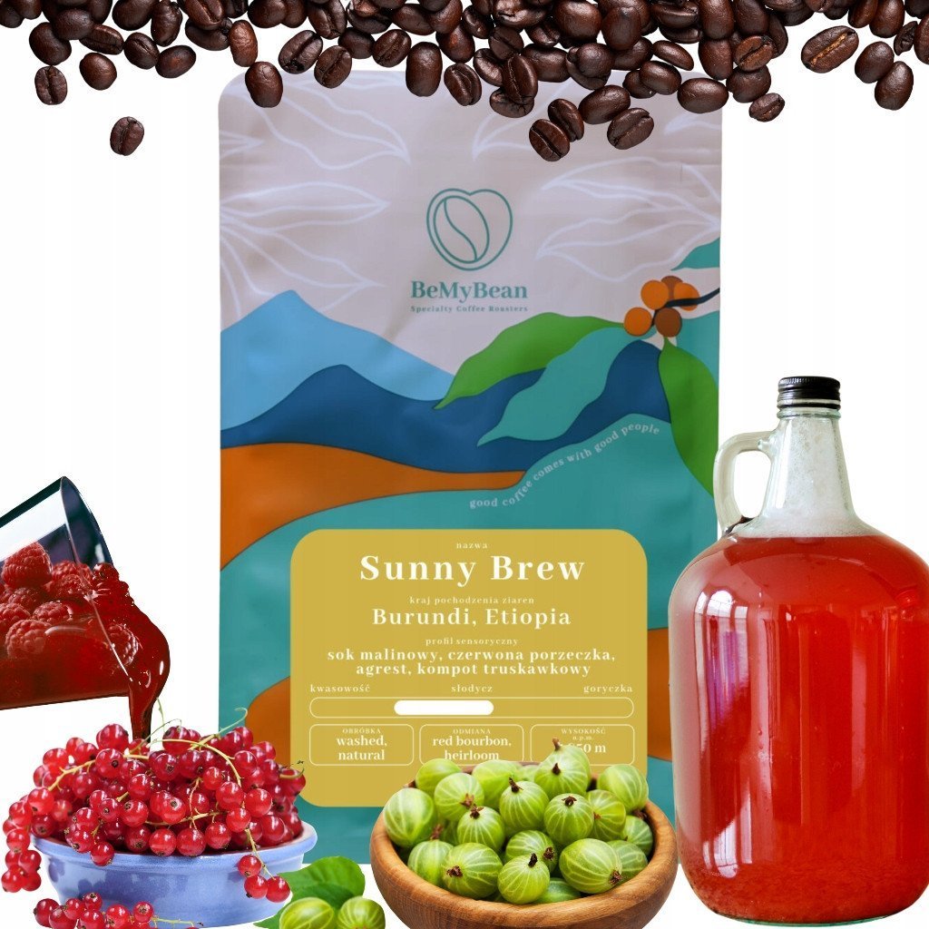 BeMyBean - kawa ziarnista Sunny Brew Blend Filter 1 kg