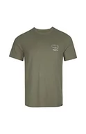 Koszulki męskie - O'Neill Męski T-shirt z krótkimi rękawami, State Chest Artwork podkoszulek, 16011 (zielone liście), M/L (opakowanie 6 sztuk) - miniaturka - grafika 1