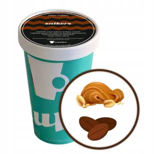Kawa aromatyzowana o smaku Snikers ziarnista ARABICA Cup&You 200g PREMIUM - kawa smakowa deserowa - Cappuccino i kawy smakowe - miniaturka - grafika 1