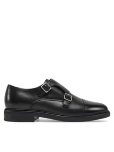 Polo Ralph Lauren Półbuty Asher Dbl Mk 803945278001 Czarny - Półbuty męskie - miniaturka - grafika 1