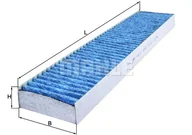 Filtry kabinowe - Filtr, wentylacja przestrzeni pasażerskiej Mahle LAO 242 - miniaturka - grafika 1