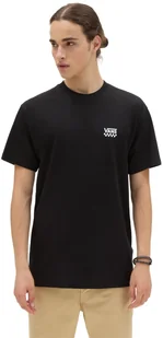 t-shirt VANS LEFT CHEST LOGO II TEE Black - Koszulki męskie - miniaturka - grafika 1
