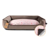 Legowiska dla psów - Ergonomiczne legowisko dla psa ze zdejmowaną matą 84 x 66 cm – Bischi - miniaturka - grafika 1