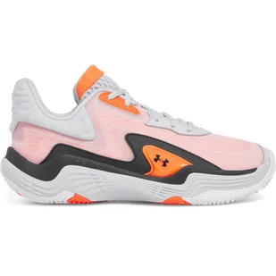 Buty do koszykówki uniseks Under Armour UA Spawn 7 - różowe - Buty sportowe męskie - miniaturka - grafika 1