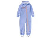 Kombinezony dla dzieci - lupilu® Kombinezon przeciwdeszczowy niemowlęcy / dziewczęcy, z kapturem (Niebieski, 98/104) - miniaturka - grafika 1