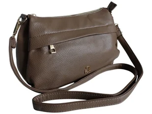 Torebka Damska, Miejska Stylowa Mała Listonoszka na Ramię, Kolor Brązowy - Torebki damskie - miniaturka - grafika 1