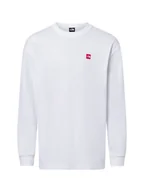Koszule męskie - The North Face Męska koszula z długim rękawem Mężczyźni Bawełna biały|czerwony jednolity, XL - miniaturka - grafika 1