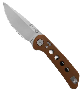 Nóż składany Reate PL-XT Tan G10, Stonewashed Nitro-V - Noże - miniaturka - grafika 1