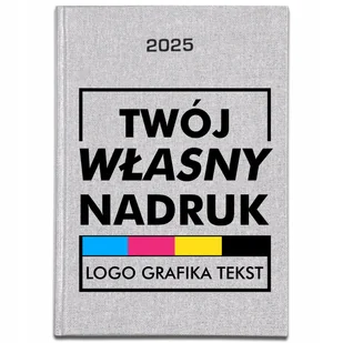 KALENDARZ TERMINARZ PLANER B5 2025 TWOJE LOGO GRAFIKA TESKT PERSONALIZACJA - Notesy i bloczki - miniaturka - grafika 1