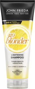 John Frieda Sheer Blonde, szampon rozświetlający włosy blond, 250 ml - Szampony do włosów - miniaturka - grafika 1