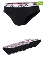 Majtki męskie - Fila Slipy (8 par) w kolorze czarnym - miniaturka - grafika 1