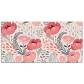 Podkładki na biurko - Mata ochronna z nadrukiem Malowane maki 120x60 cm, Dywanomat - miniaturka - grafika 1