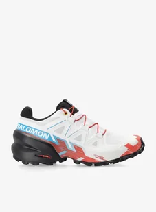 Buty trailowe damskie Salomon Speedcross 6 - white/black/fird - Buty zimowe męskie - miniaturka - grafika 1