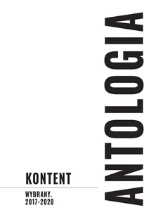 Fundacja Kontent KONTENT Wybrany 2017-2020 Antologia - Poezja - miniaturka - grafika 1