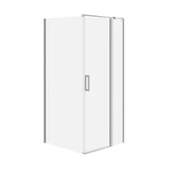 Kabiny prysznicowe - Kabina prysznicowa Cersanit Moduo 90x90x195 kwadratowa prawa chrom transparentne S601-213 - miniaturka - grafika 1