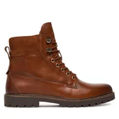 Botki damskie - Trapery Caprice 9-25213-45 Brązowy - miniaturka - grafika 1