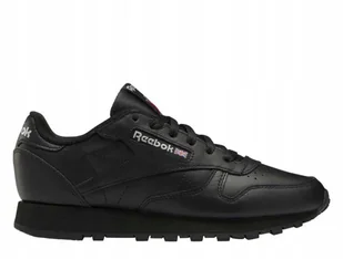 Buty damskie Reebok Classic sneakers czarne skóra 100008497 38 - Buty sportowe damskie - miniaturka - grafika 1