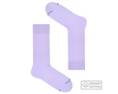 Skarpetki męskie - Jasnofioletowe skarpetki z bawełny organicznej - miniaturka - grafika 1