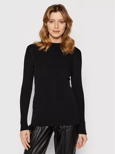 Swetry damskie - Calvin Klein Sweter Technical K20K203217 Czarny Slim Fit - grafika 1